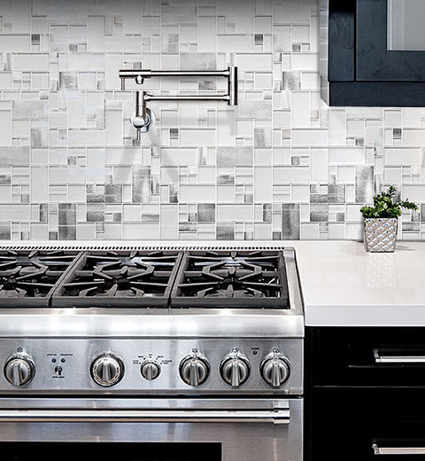 Pucci Tile & Marble - Kitchen Blacksplash - Glass Backsplash